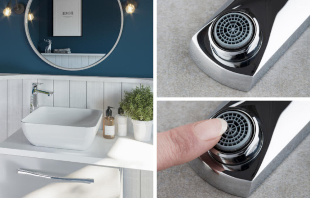 KFA ARMATURA Mokait 5532-612-00 bateria chrom mosiądz korpus stojąca jednodźwigniowa łazienka