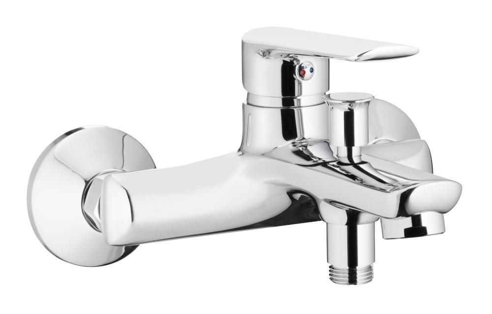 KFA ARMATURA Tanzanit 5024-010-00 bateria wannowalogon kolekcja geometryczny uchwyt łazienkowa aranżacja