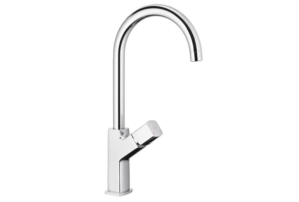 KFA ARMATURA Morganit 4923-915-00 bateria zlewozmywak kolekcja geometryczny uchwyt kuchnia aranżacja wylewka mosiądz odporność trwałość regulator ceramiczny regulacja przepływ temperatura woda