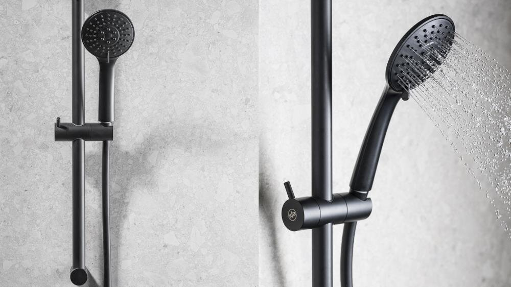 KFA ARMATURA Moza 841-365-81 zestaw prysznicowy deszczownica kształt łazienka