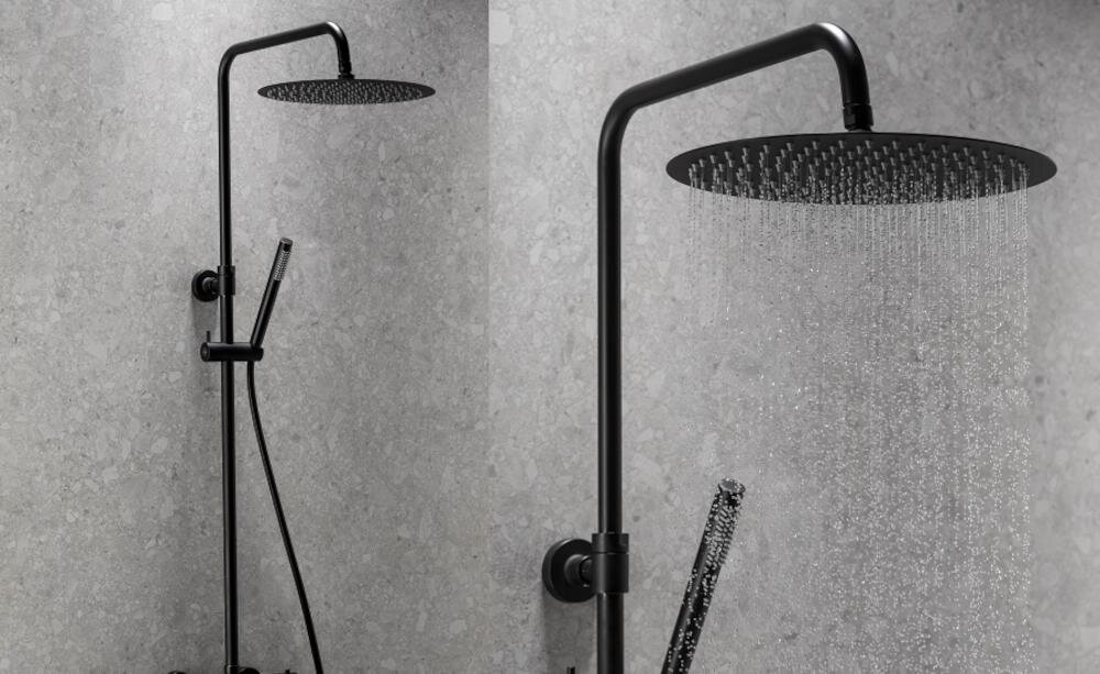 KFA ARMATURA Moza 5736-920-81 zestaw prysznicowy deszczownica kształt łazienka