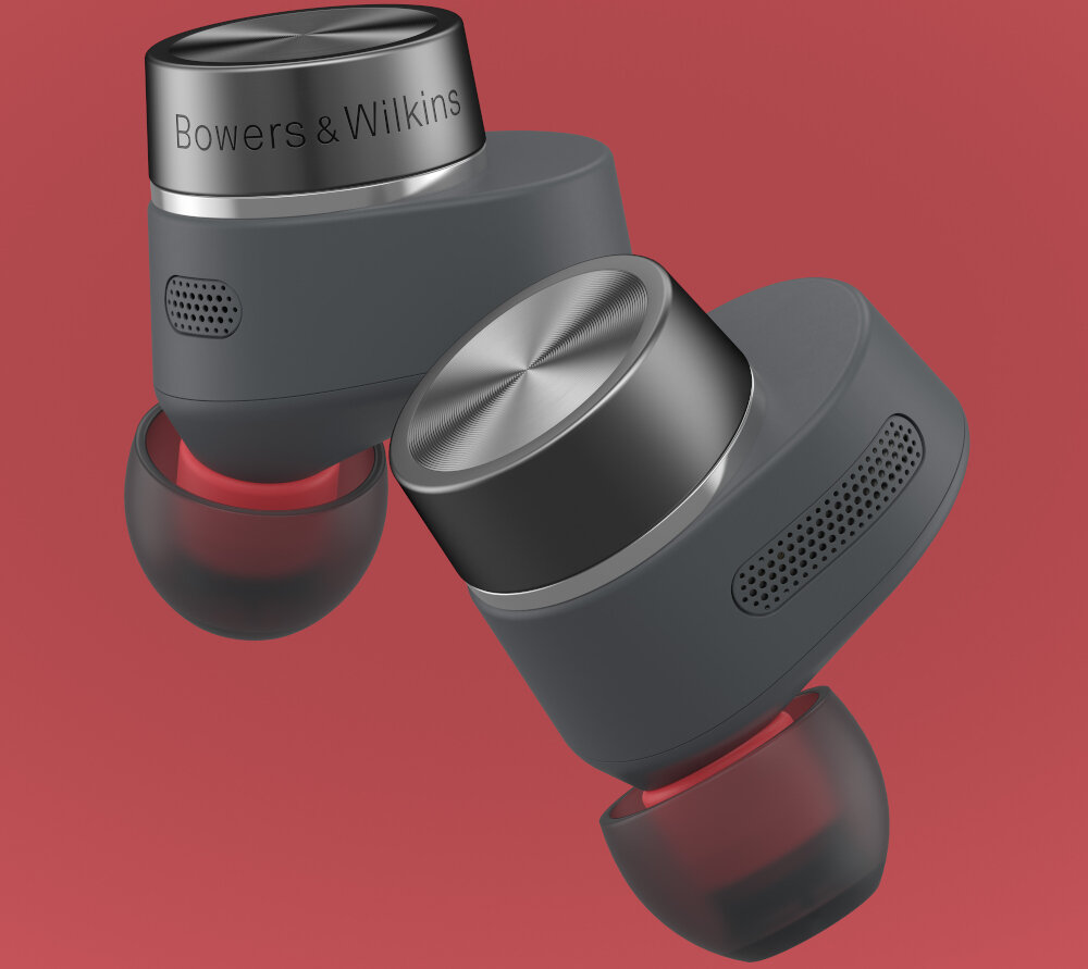 Słuchawki dokanałowe BOWERS & WILKINS PI5 S2 wbudowane mikrofony hybrydowa aktywna redukcja szumów
