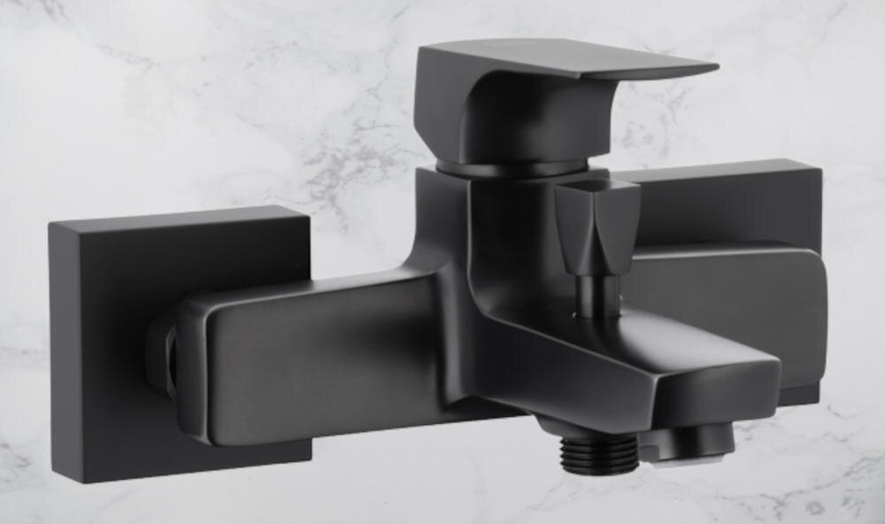 KFA ARMATURA Mokait 5534-010-81 bateria wannowa logon kolekcja geometryczny uchwyt łazienkowa aranżacja