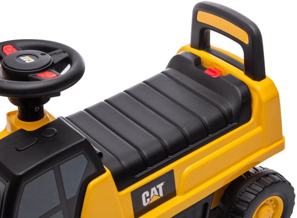 Jeździk SUN BABY Ładowarka kołowa CAT Wysokie oparcie bezpieczeństwo wygoda jazda Ergonomiczny design komfort prawidłowa postawa