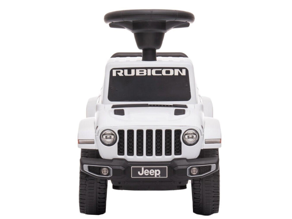 Jeździk SUN BABY Jeep Rubicon Gladiator Biały atrakcyjny dein funkcjonalny wspiera rozwoj fizyczny i motoryczny bezpieczna atrakcyjna zabawka