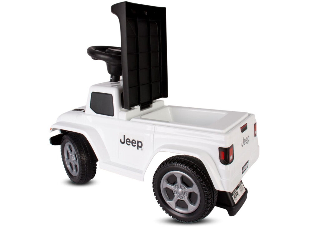 Jeździk SUN BABY Jeep Rubicon Gladiator Biały schowek pod siedziskiem