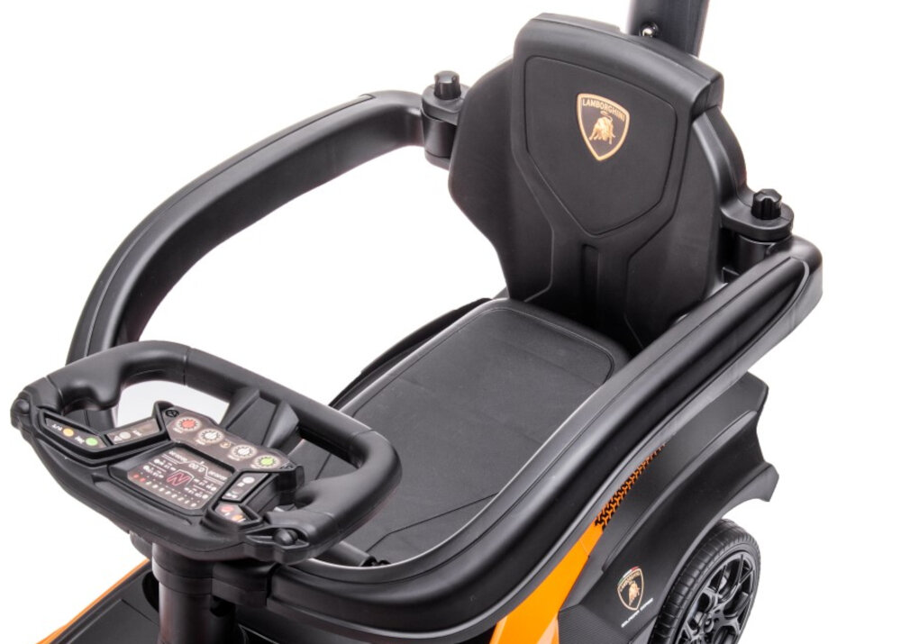 Jeździk SUN BABY Lamborghini Essenza SCV12 Zielony pomaga w rozwoju wyobrazni i kreatywnosci duze szerokie siedzisko oparcie bezpieczna pozycja wygodne