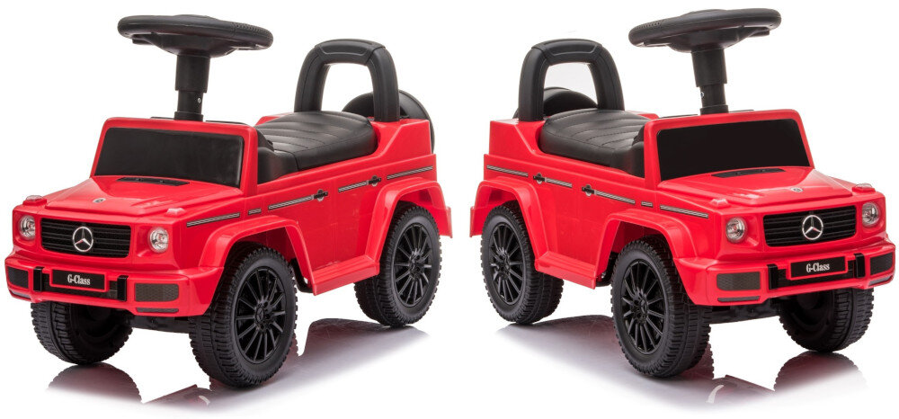 Jeździk SUN BABY Mercedes Benz G350d Czarny Ekscytująca zabawa dźwięki i schowek