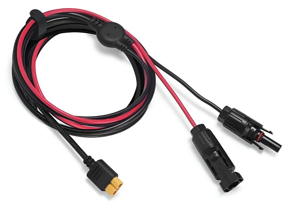Kabel EcoFlow MC4 do paneli fotowoltaicznych XT60i 2.5m ekologiczne ekonomiczne rozwiazanie szybkie efektywne polaczenie niezaleznosc energetyczna zmniejszenie sladu weglowego oszczednosc