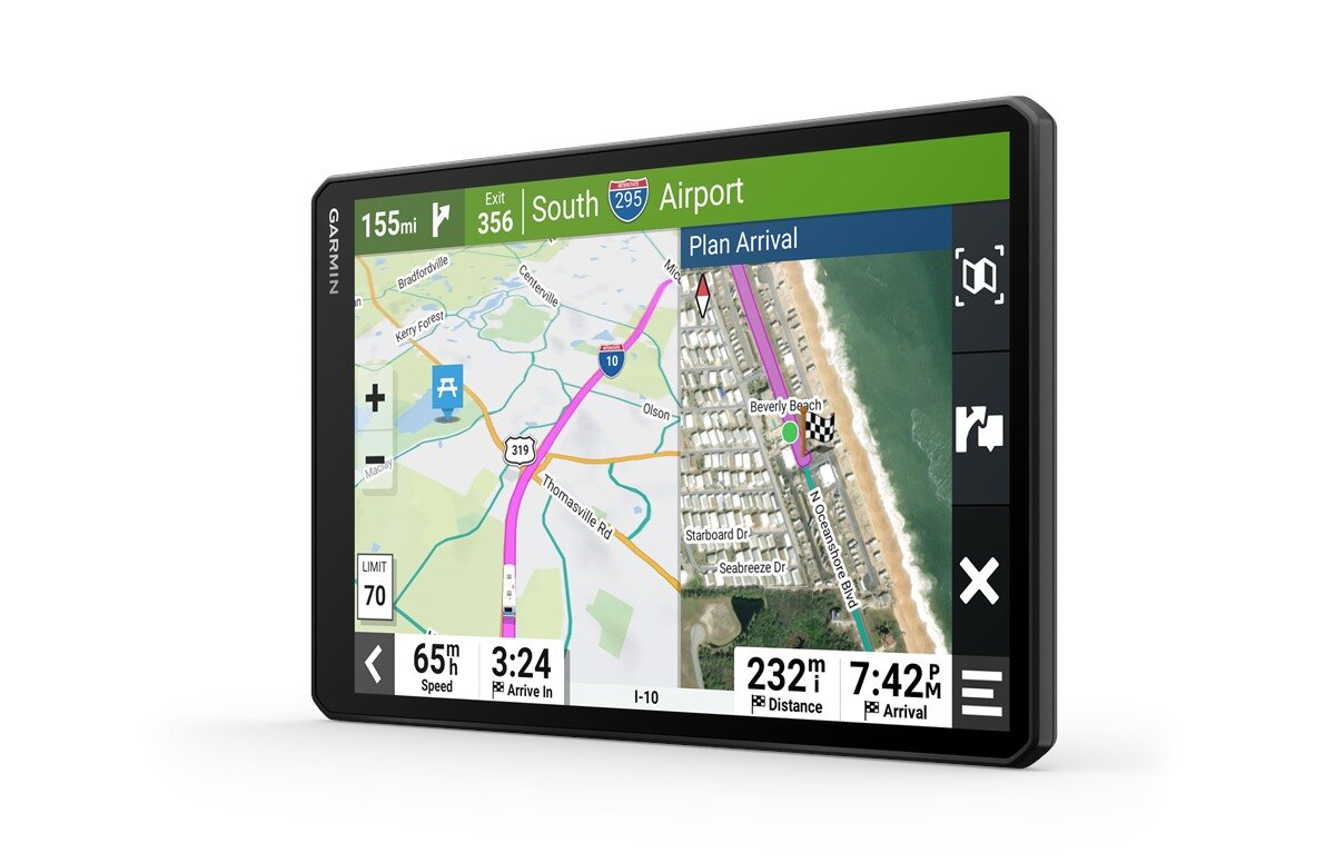 Zdjęcia satelitarne nawigacji Garmin Camper 1095 EU MT-D