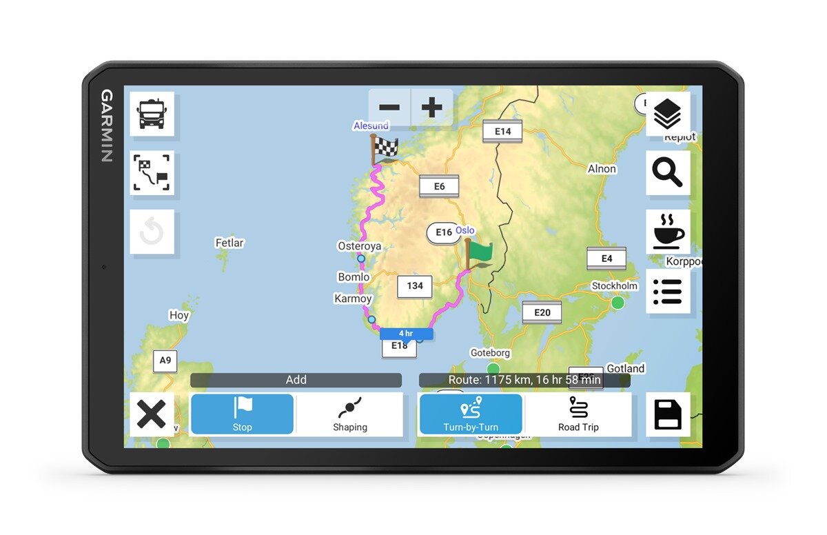 Wizualna podróż 8-calowy ekran dotykowy Nawigacja Garmin Camper