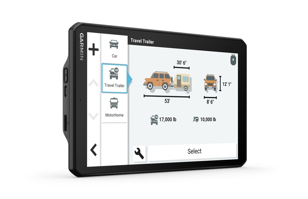 Optymalna trasa Garmin Camper 895 EU MT-D