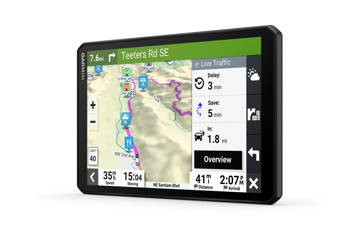 Zdjęcia z powietrza Birds eye Garmin Camper