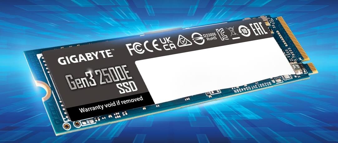 Dysk GIGABYTE Gen3 2500E 1TB SSD - Baner 