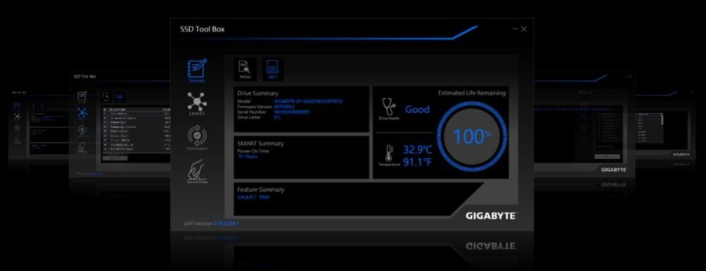 Dysk GIGABYTE Gen3 2500E 500GB SSD - SSD Tool Box 
