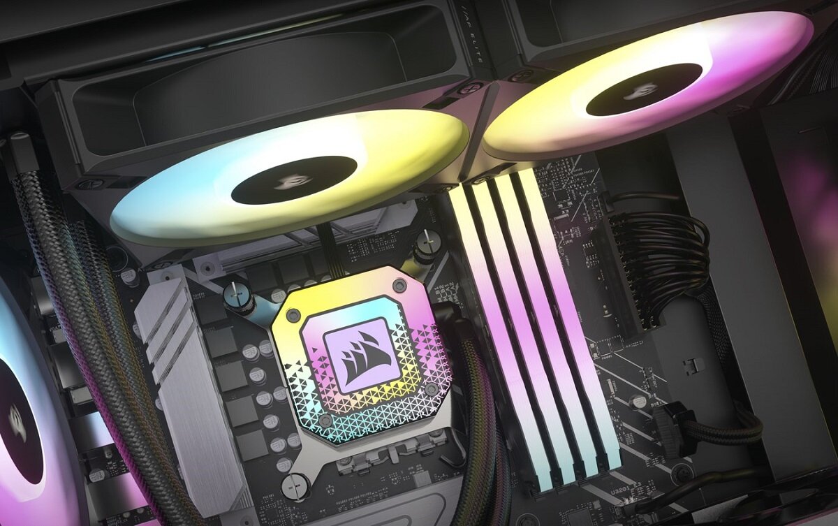 Wentylator CORSAIR iCUE Elite RGB podświetlenie RGB Skuteczna cicha praca Wysoka wydajność Wbudowane diody LED Wysoka jakość