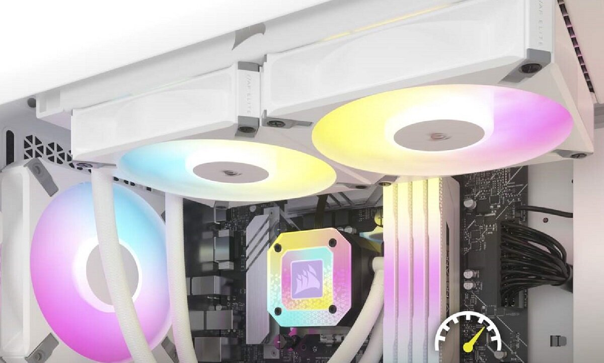 Wentylator CORSAIR Elite RGB podświetlenie RGB Skuteczna cicha praca Wysoka wydajność Wbudowane diody LED Wysoka jakość