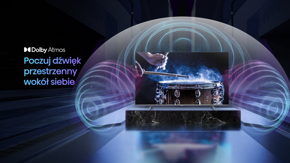 Telewizor HISENSE E7KQ-PRO - dolby atmos