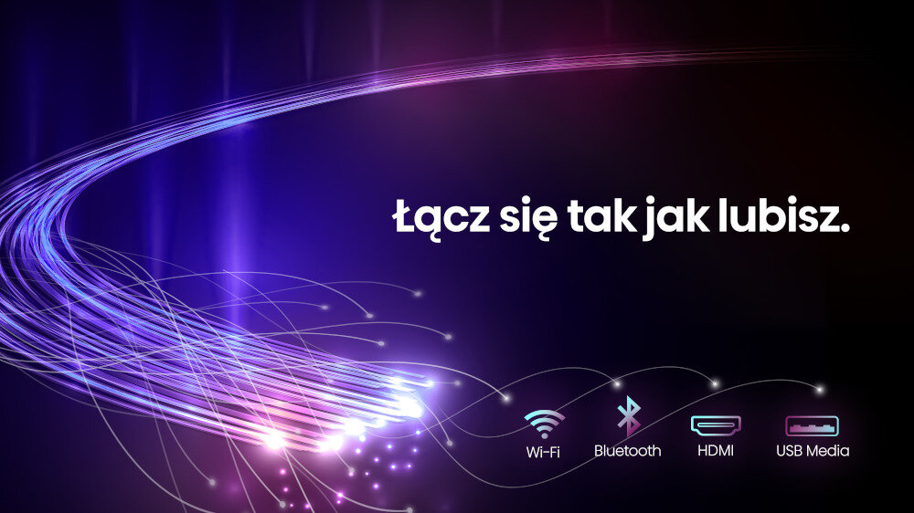 Telewizor HISENSE E7KQ  - łączność