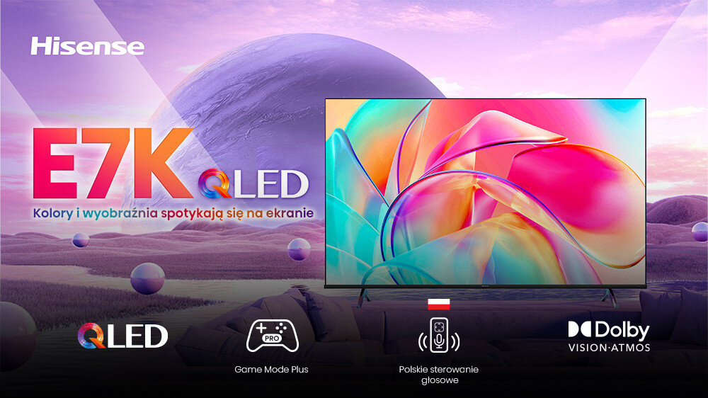 Telewizor HISENSE E7KQ  - banner