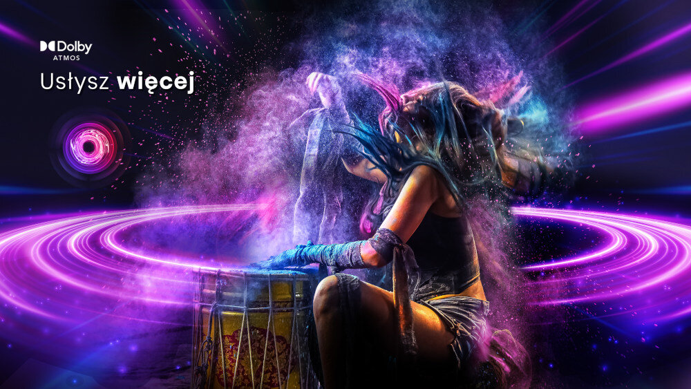 Telewizor HISENSE E7KQ  - dolby atmos