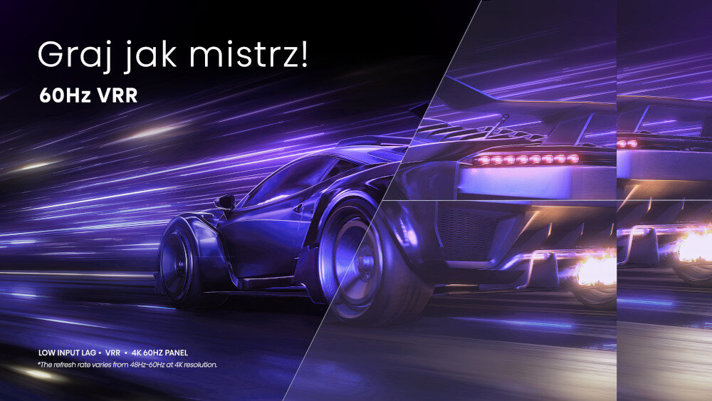 Telewizor HISENSE E7KQ  - gra