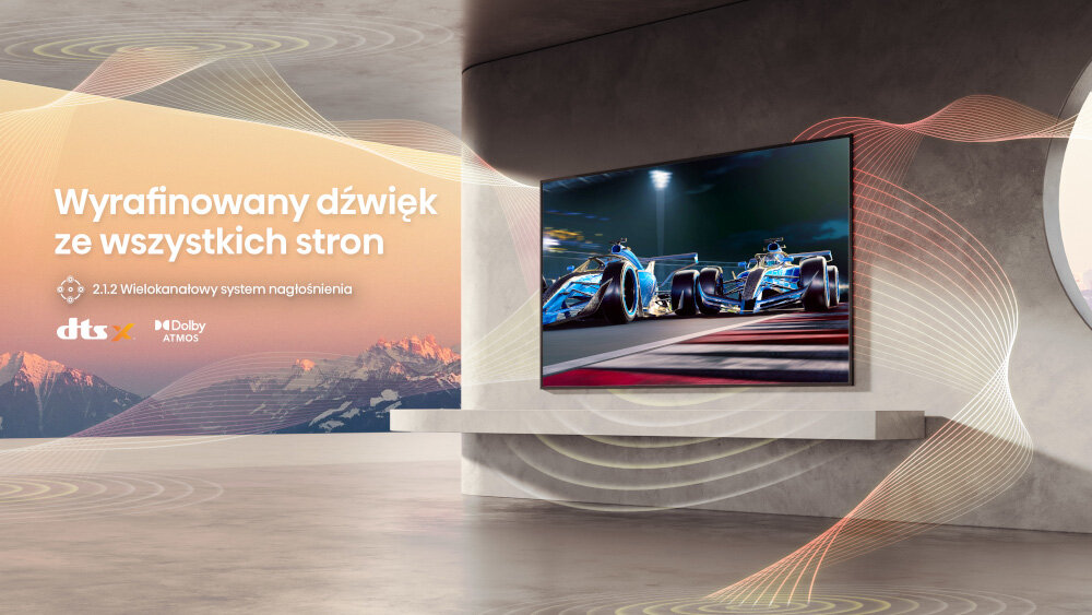 Telewizor HISENSE U8KQ - dźwięk