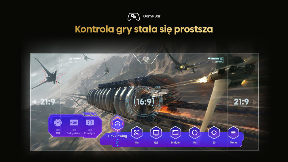 Telewizor HISENSE U8KQ - game bar