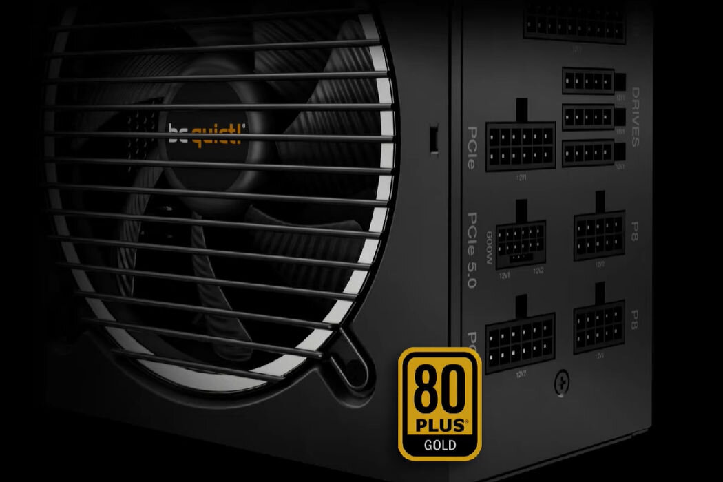 Pure Power 12 M 1000W certyfikat linie PCIe