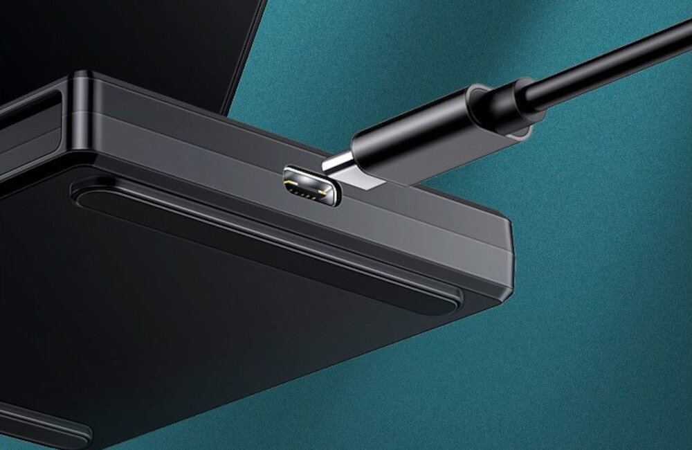 ŁADOWARKA INDUKCYJNA ESR 3IN1 WIRELESS CHARGING STATION BLACK konstrukcja ładowarka