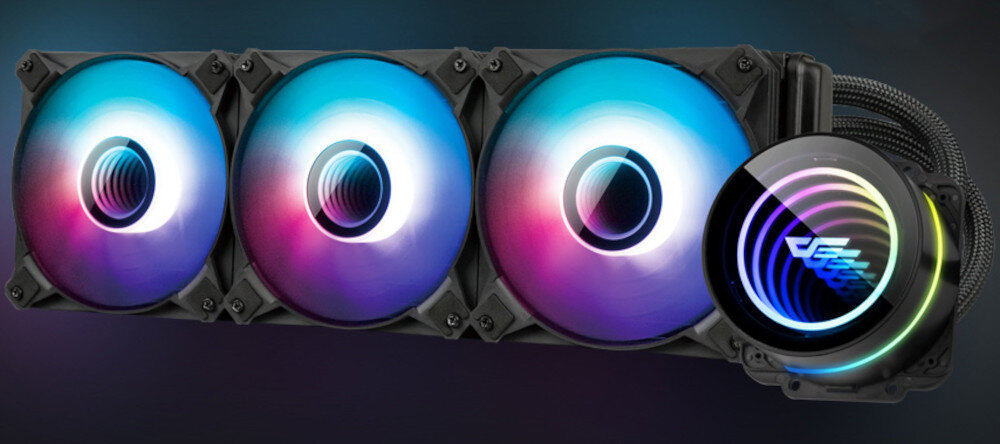 Chłodzenie wodne DARKFLASH Twister DX-360 V2.6 ARGB zastosowanie funkcje kompatybilność cechy wydajność