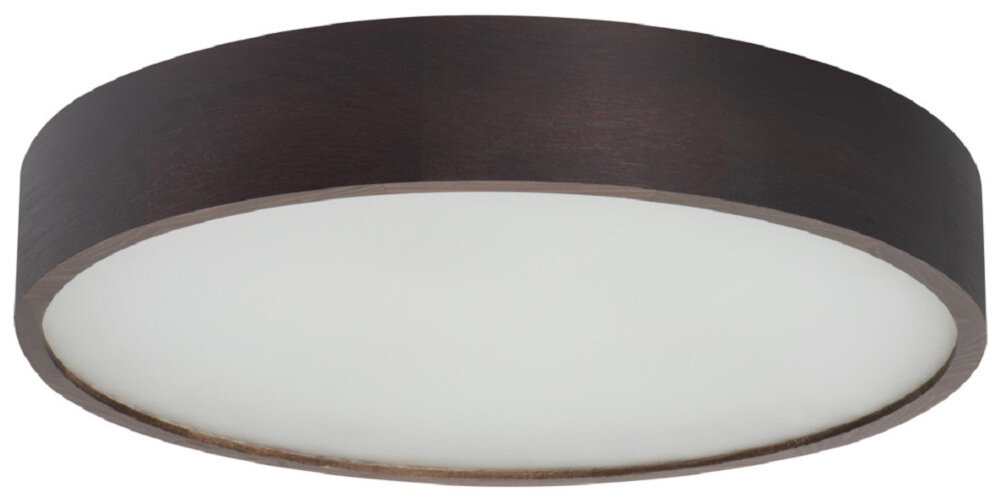 Plafon sufitowy KANLUX Jasmin 470-WE elegancka stylowa oprawa oswietleniowa w ciemno-brazowej kolorystyce klasyczny minimalistyczny charakter
