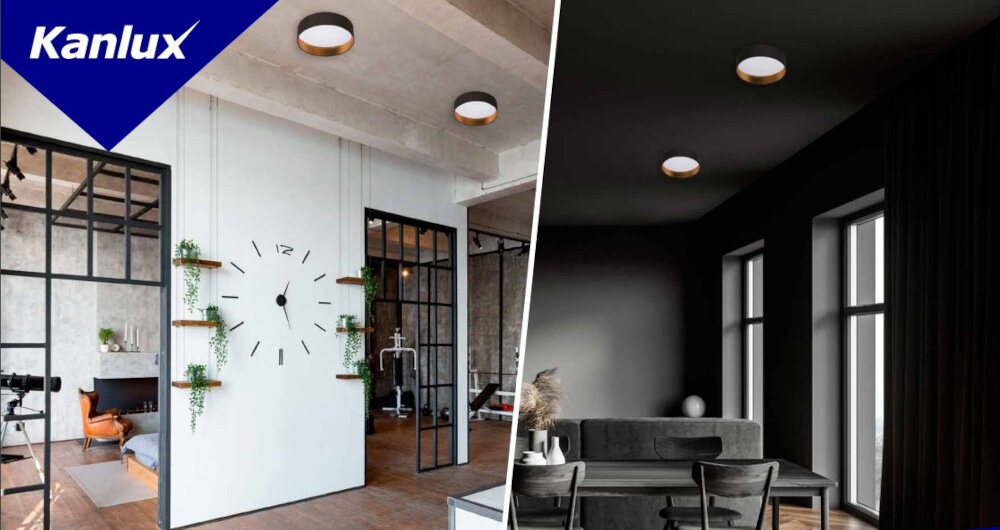Oprawa KANLUX RIFA LED 17,5W WW B-G latwy montaz kostka srubowa