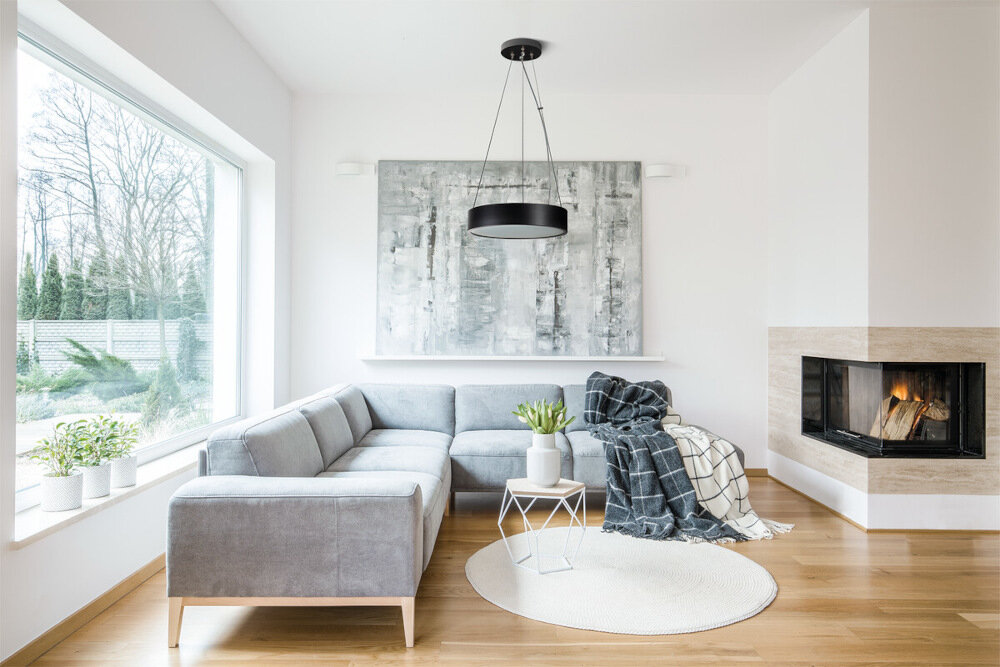 Lampa sufitowa KANLUX Jasmin C 470-W-M Biały do salonu sypialni kuchni ponadczasowy design rownomierne oswietlenie calego pomieszczenia stylowy wyglad dekoracyjny element