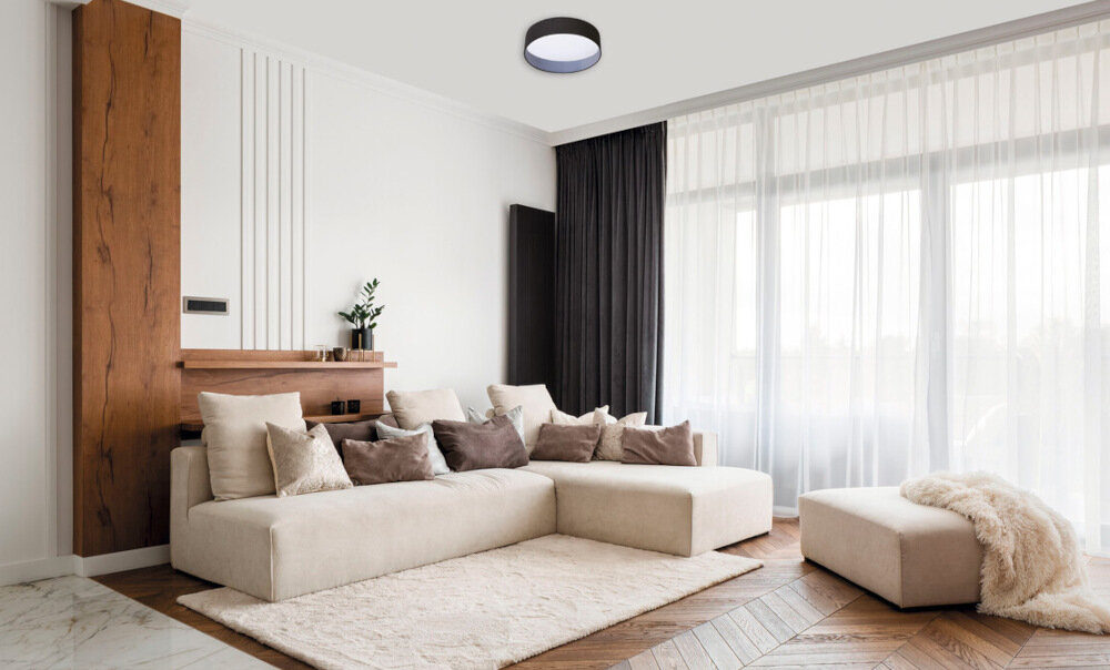 Oprawa KANLUX RIFA LED 17,5W WW B-W zintegrowane zrodlo zasilania diody LED moc 17,5 W dwie barwy swiatla neutralna ciepla strumien swietlny 1500 lumenow