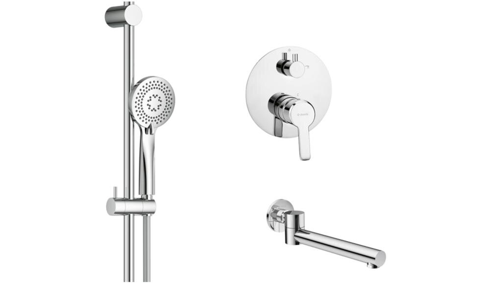 DEANTE Arnika NAC 09QA zestaw prysznicowy łazienka mosiądz trwałość niezawodność wąż słuchawka wylewka wanna