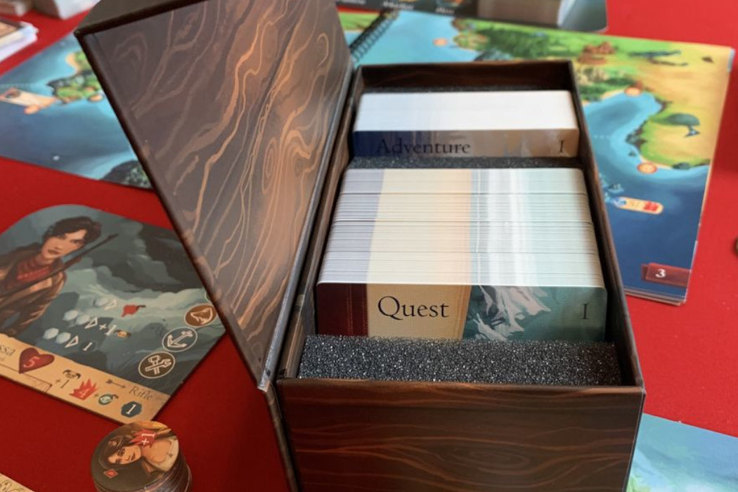 Gra planszowa LUCKY DUCK GAMES Uśpieni bogowie zabawa przyjaciele współpraca kampania woda bogowue odkrywanie eksploracja