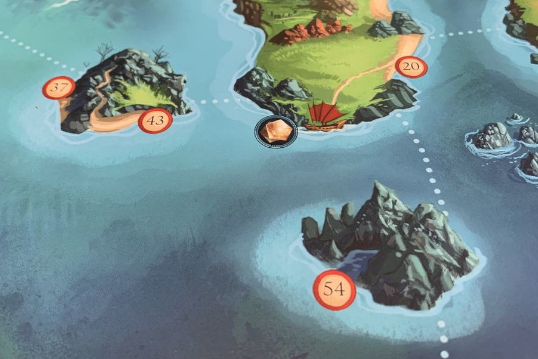 Gra planszowa LUCKY DUCK GAMES Uśpieni bogowie: Fala zagłady zabawa przyjaciele współpraca kampania woda bogowue odkrywanie eksploracja