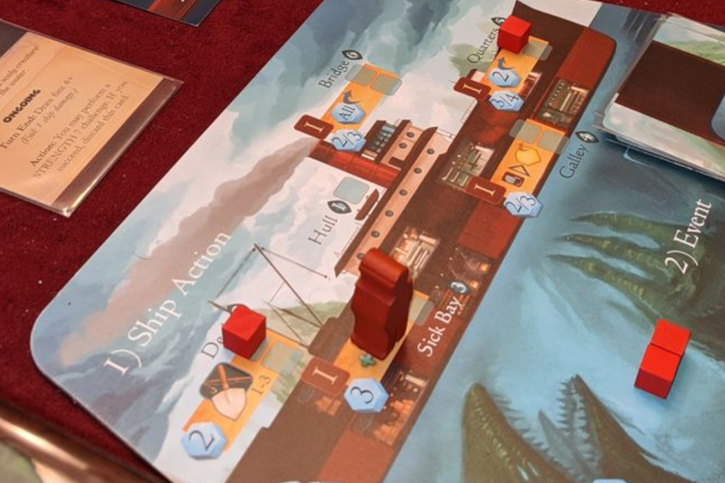 Gra planszowa LUCKY DUCK GAMES Uśpieni bogowie: Fala zagłady zabawa przyjaciele współpraca kampania woda bogowue odkrywanie eksploracja