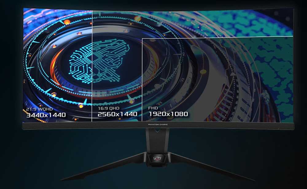 Monitor ASROCK Phantom Gaming PG34WQ15R2B - WQHD
