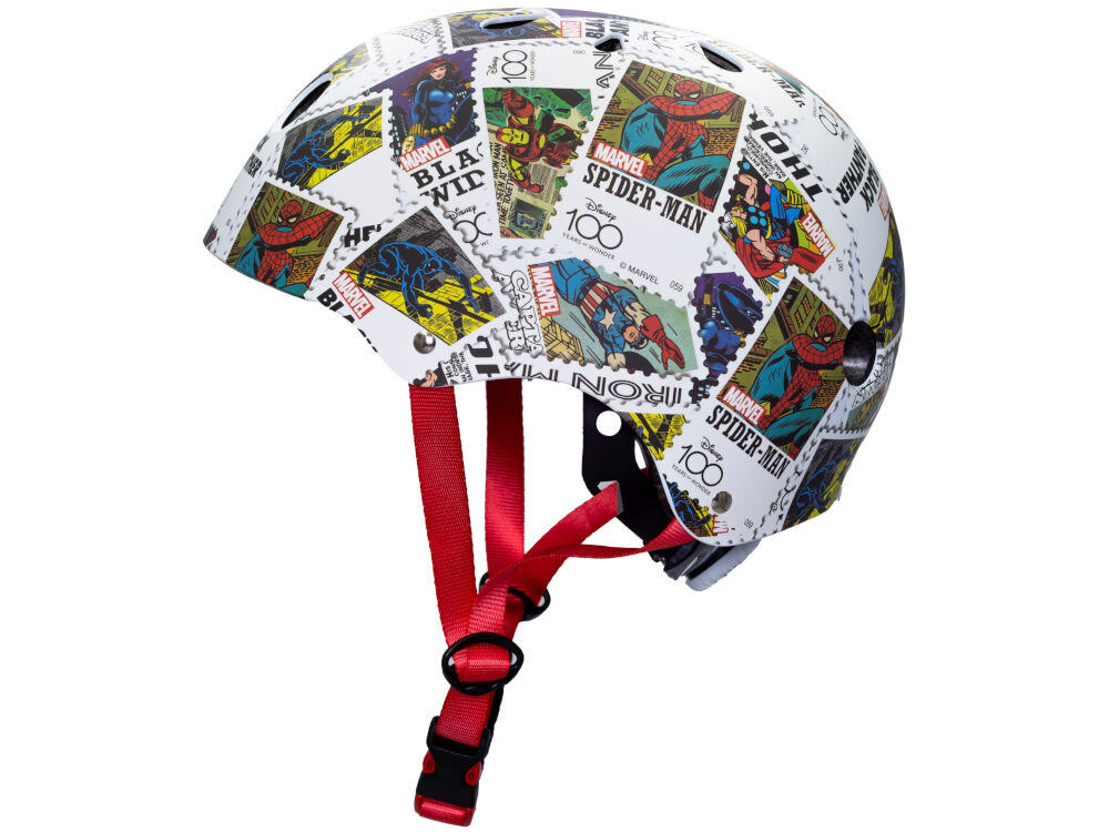 Kask rowerowy DISNEY Marvel Stamps D100 Wielokolorowy dla Dzieci (rozmiar M) abs eps amortyzacja