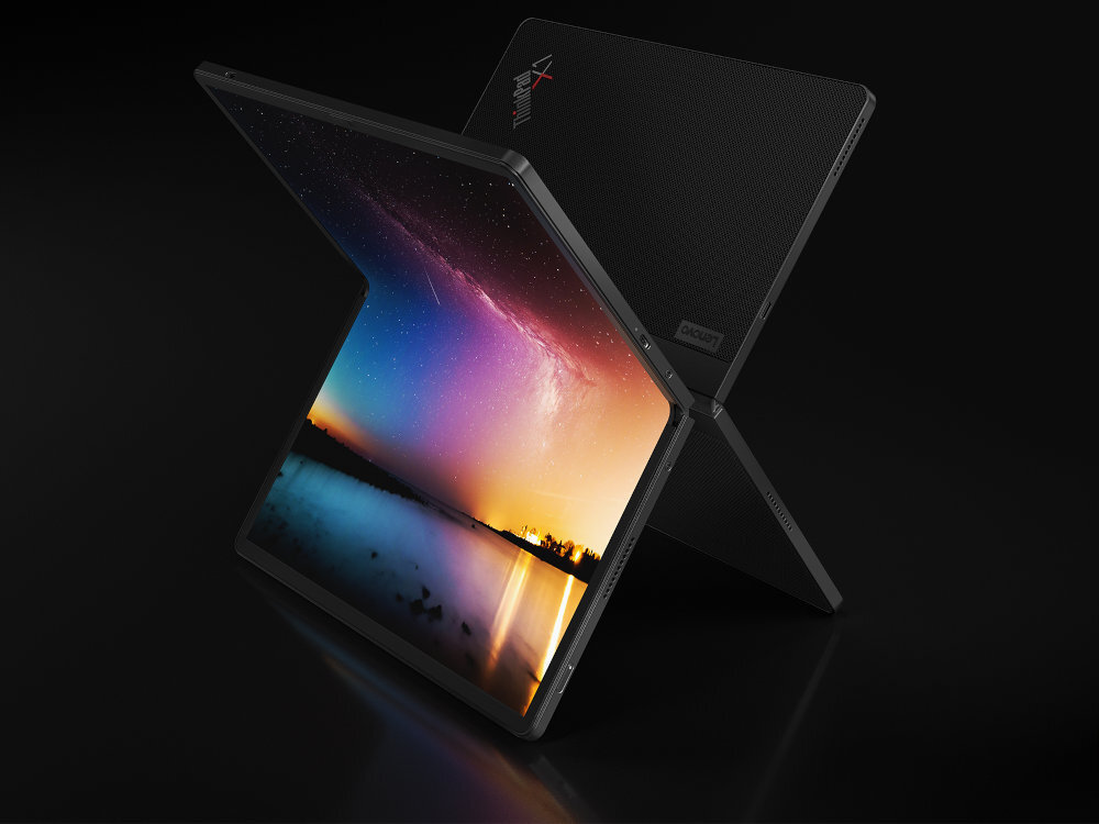 LENOVO ThinkPad X1 Fold dwóch wbudowanych głośników przestrzenny i wyraźny czysty dźwięk
