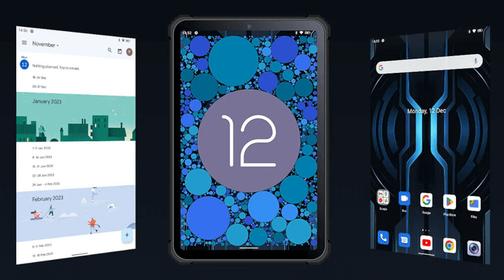 TABLET OUKITEL RT3 rozdzielczość rdzenie przekątna czujniki aparat głośnik czas pracy procesor transmisja danych waga wifi pamięć złącza zestaw 