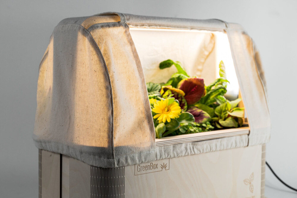 Doniczka BERLINGREEN GreenBox Great Variety Bundle Brązowy namiot ochrona roslin optymalna temperatura