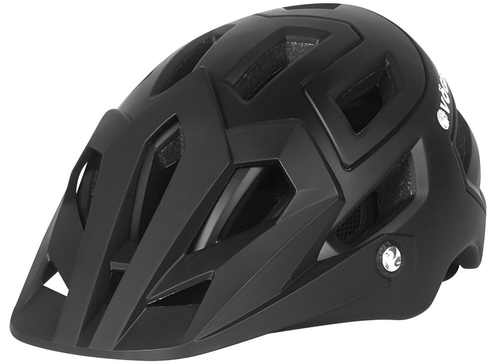 Kask rowerowy VÖGEL VKA-935BK Czarny MTB (rozmiar L-XL) skorupa z tworzywa ABS bardzo dobra jakość wykonania trwałość odprność na uszkodzenia klasyczny kształt czarny kolor wykończenia