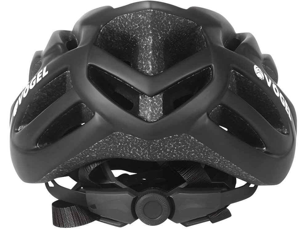 Kask rowerowy VÖGEL VKA-933BK Czarny Szosowy (rozmiar M-L) skorupa z tworzywa ABS bardzo dobra jakość wykonania trwałość odporność na uszkodzenia czarny kolor