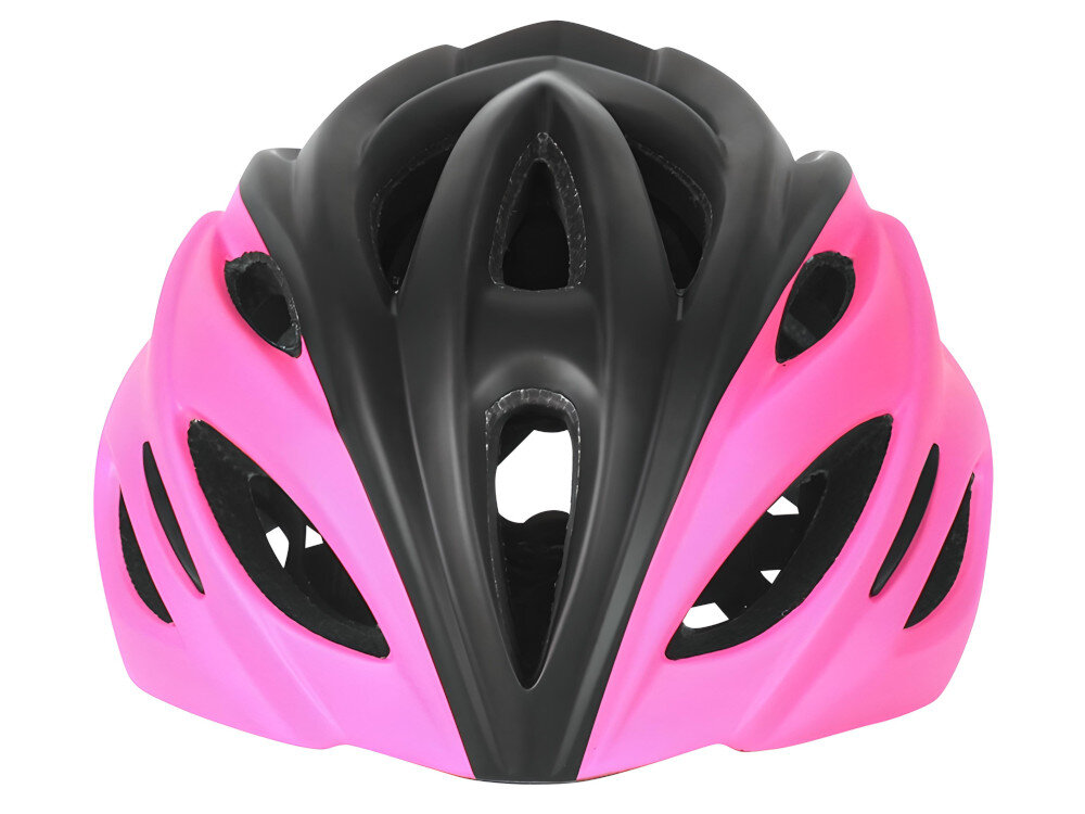 Kask rowerowy VÖGEL VKA-933PK Różowo-czarny Szosowy (rozmiar M-L) skorupa z tworzywa ABS bardzo dobra jakość wykonania trwałość odporność na uszkodzenia różowo-czarny kolor