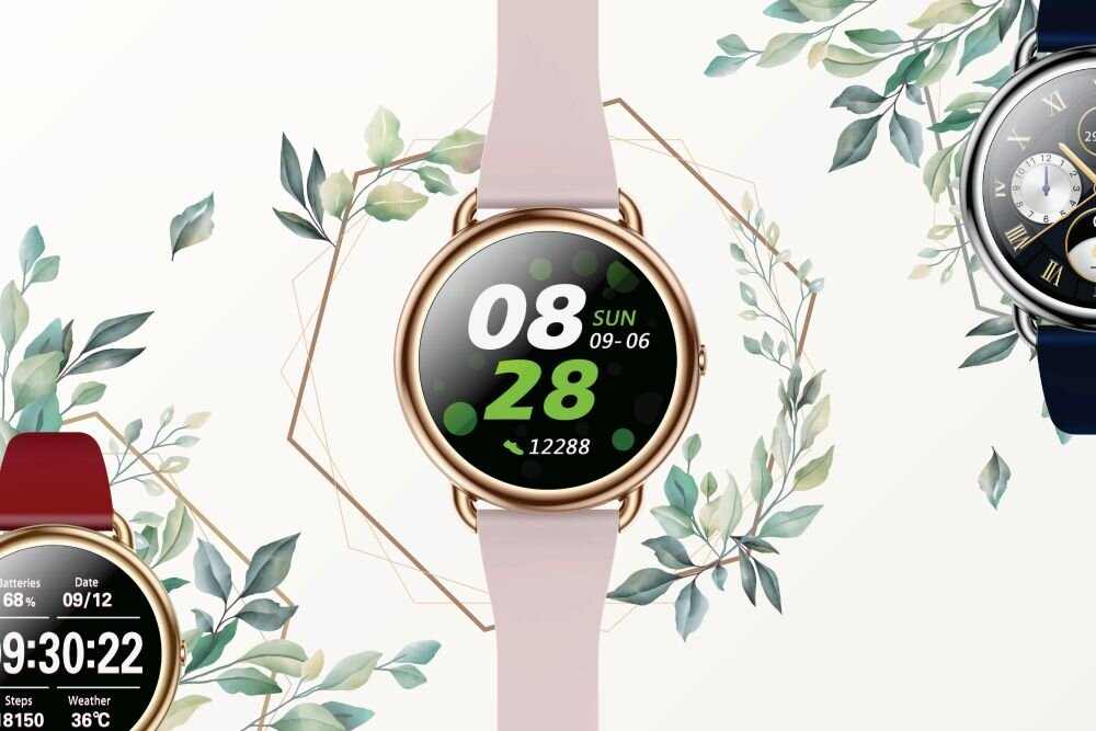 Smartwatch BEMI Cosmo ekran bateria czujniki zdrowie sport pasek ładowanie pojemność rozdzielczość łączność sterowanie krew puls rozmowy smartfon aplikacja
