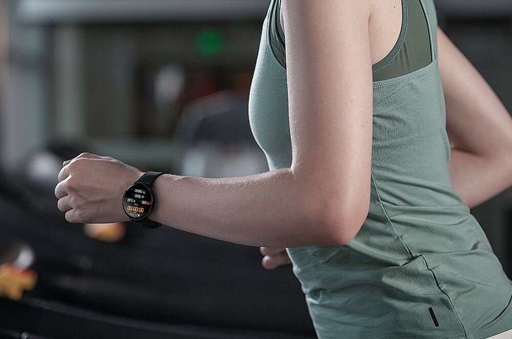 Smartwatch MIBRO Lite  ekran bateria czujniki zdrowie sport pasek ładowanie pojemność rozdzielczość łączność sterowanie krew puls rozmowy smartfon aplikacja 