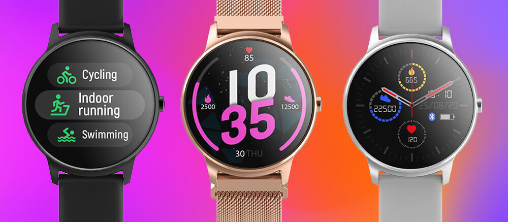 Smartwatch FOREVER Forevive 2 SB-330 ekran bateria czujniki sport zdrowie pojemność rozdzielczość 